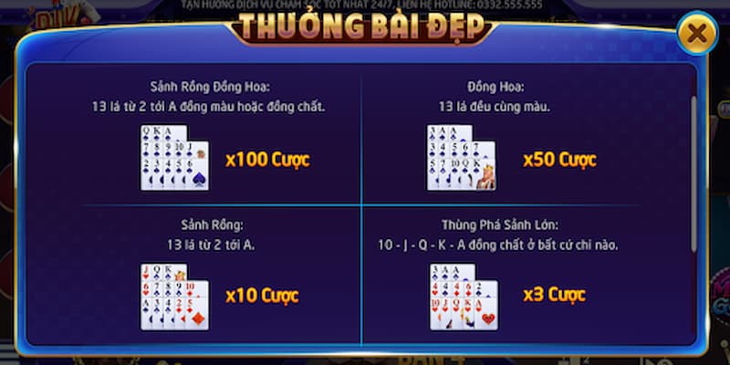 Tất tần tật cách tính điểm thưởng cược trong game Binh Xập Xám